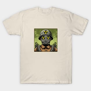 WWII Gas Mask Soldier T-Shirt